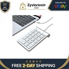 Macally USB C Wired Number Pad for Mac - Numeric Keypad for Laptop