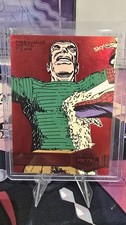 2022 Marvel Metal Universe Spider-Man PMG Red Sandman #170 021/100 Numbered