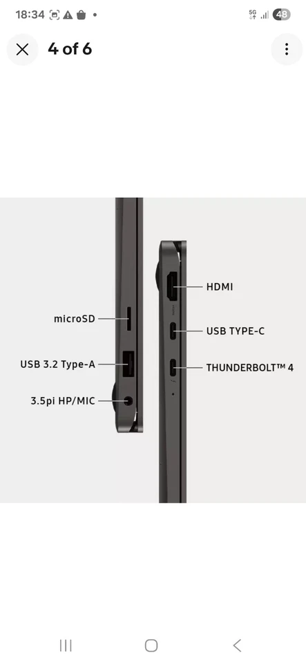 Samsung Galaxy Book3 16" Laptop Intel i5 13th Gen 16GB RAM 512GB SSD - Image 2 of 4