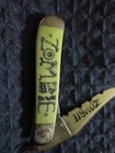 Russel Lock Zombie Knife with Shrade Edge Linda KURST DESIGN Knife Box Says #041 — photo 1