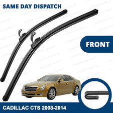 Front Windscreen 22" 19" Flat Aero Wiper Blades Pair for Cadillac CTS 2008-2014