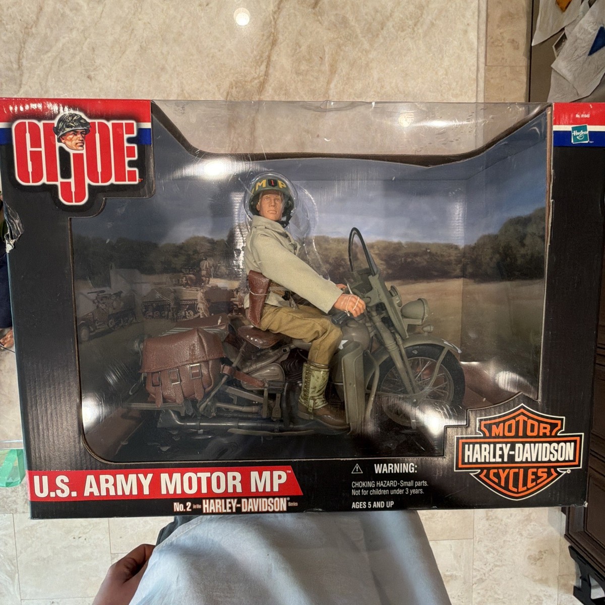 Gi Joe US Army Motor MP Harley-davidson Hasbro 81643 for sale