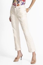 NWT Johnny Was Soutache Boyfriend Jean Size 31 - MSRP 350