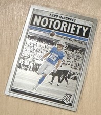 2025 Panini Mosaic Ladd McConkey #2 Notoriety Los Angeles Chargers