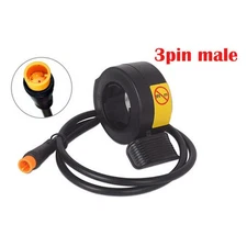 Univeral Thumb Throttle Speed Control Assembly for E-Bike Electric Bike Scooter
