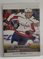 2021-22 Upper Deck Credentials - Rookie Arrivals Aliaksei Protas #RA-35 (RC)