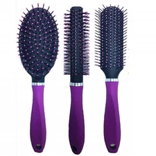 3 Pack Brush Multi-purpose Detangler Hair Brush Straightening, Styling, Comb
