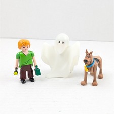 PLAYMOBIL Scooby-Doo 70287 Shaggy Scooby Ghost Figures Partial Set Glow Dark