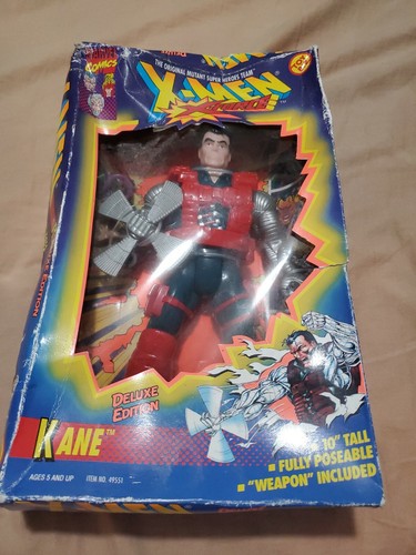 Toy Biz Marvel KANE Deluxe Edition X-Men X Force 10" Action Figure In Box 1994