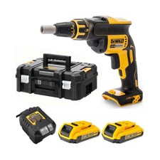 DeWalt DCF620D2 18V XR B&uuml;rstenloser Akku-Trockenbau-Schraubpistole mit 2x 2 Ah