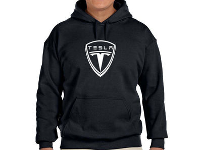 TESLA MODEL 3 MODEL S ELECTRIC HOODIE Hooded Sweatshirt *FREE PRIORITY SHIPPING*