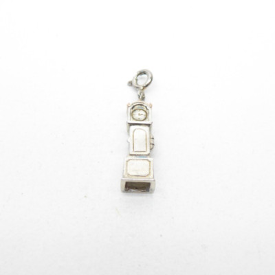 Clogau Gold, Silver & 9ct Rose Gold Grandfather Clock Charm.