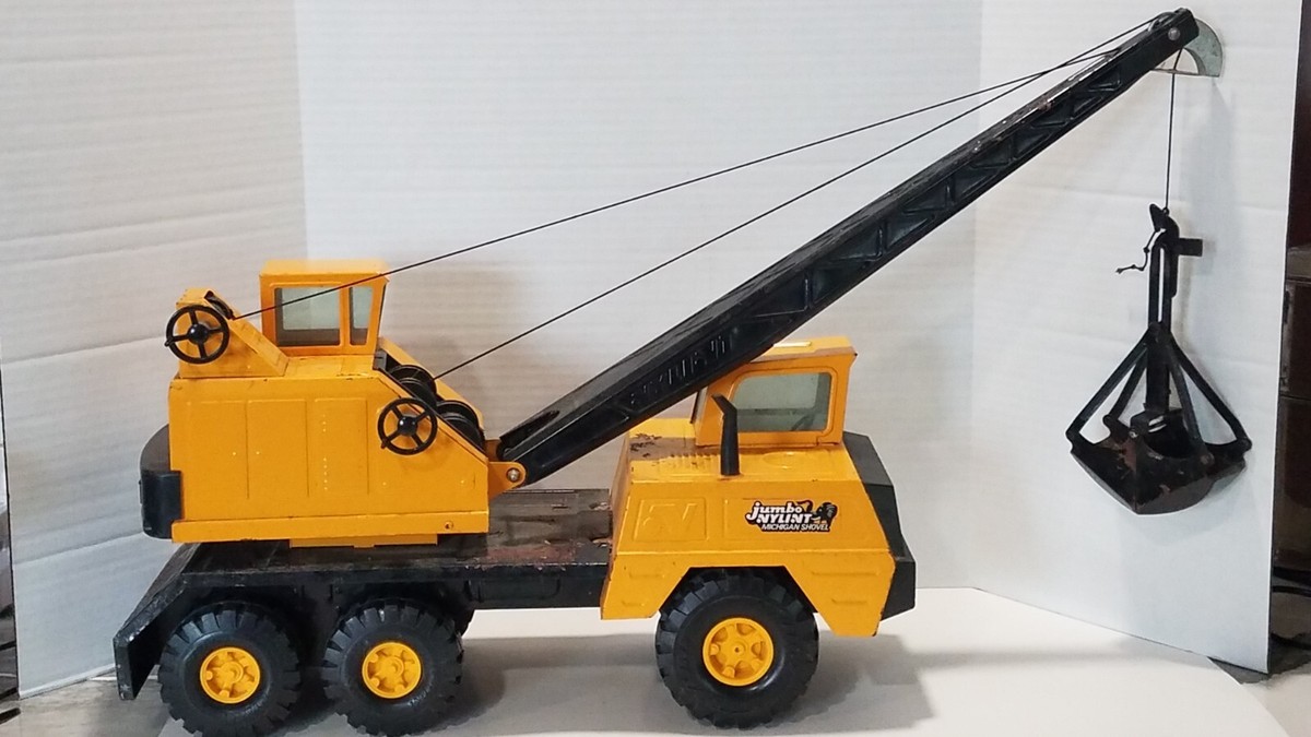 Vintage Nylint Jumbo Michigan Shovel Crane | eBay