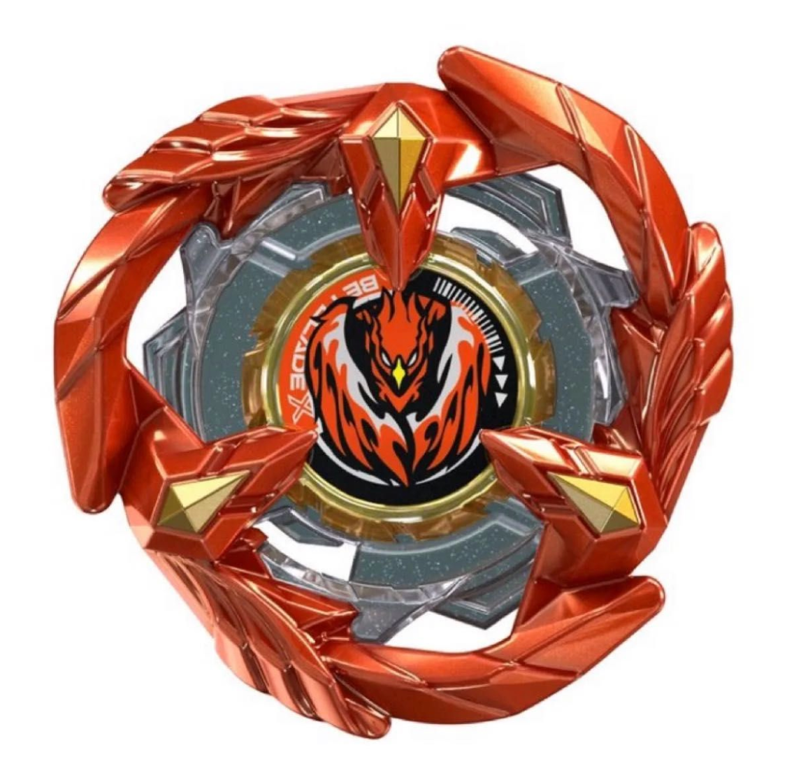 BEYBLADE X Phoenix Feather Orange& LTD&Dran Sword Metal Blue Set 3