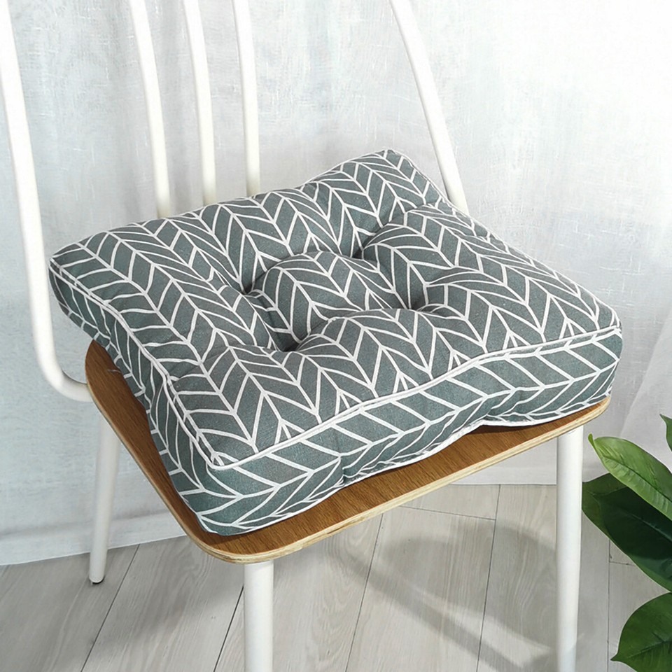 Chair Seat Pads Cushions Tie on Dining Garden Room Kitchen Patio BBQ