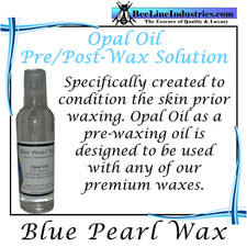 Blue Pearl Wax Opal Oil Post Wax Solution 250 ml 8oz 