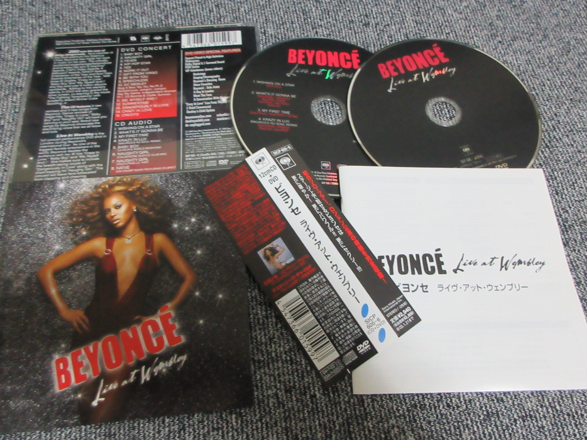 BEYONCE / LIVE AT WEMBLEY / JAPAN LTD CD&DVD OBI | eBay