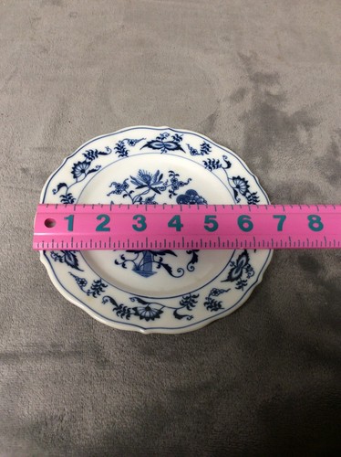 Blue Danube Hot Plate Blue Onion Design Made In Japan 6.75 Inches Round - Picture 6 of 6