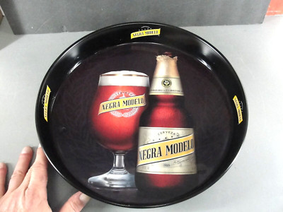 MODELO NEGRA BEER METAL DRINK BEVERAGE SERVING BAR TRAY ANTI SLIDE COATING NEW