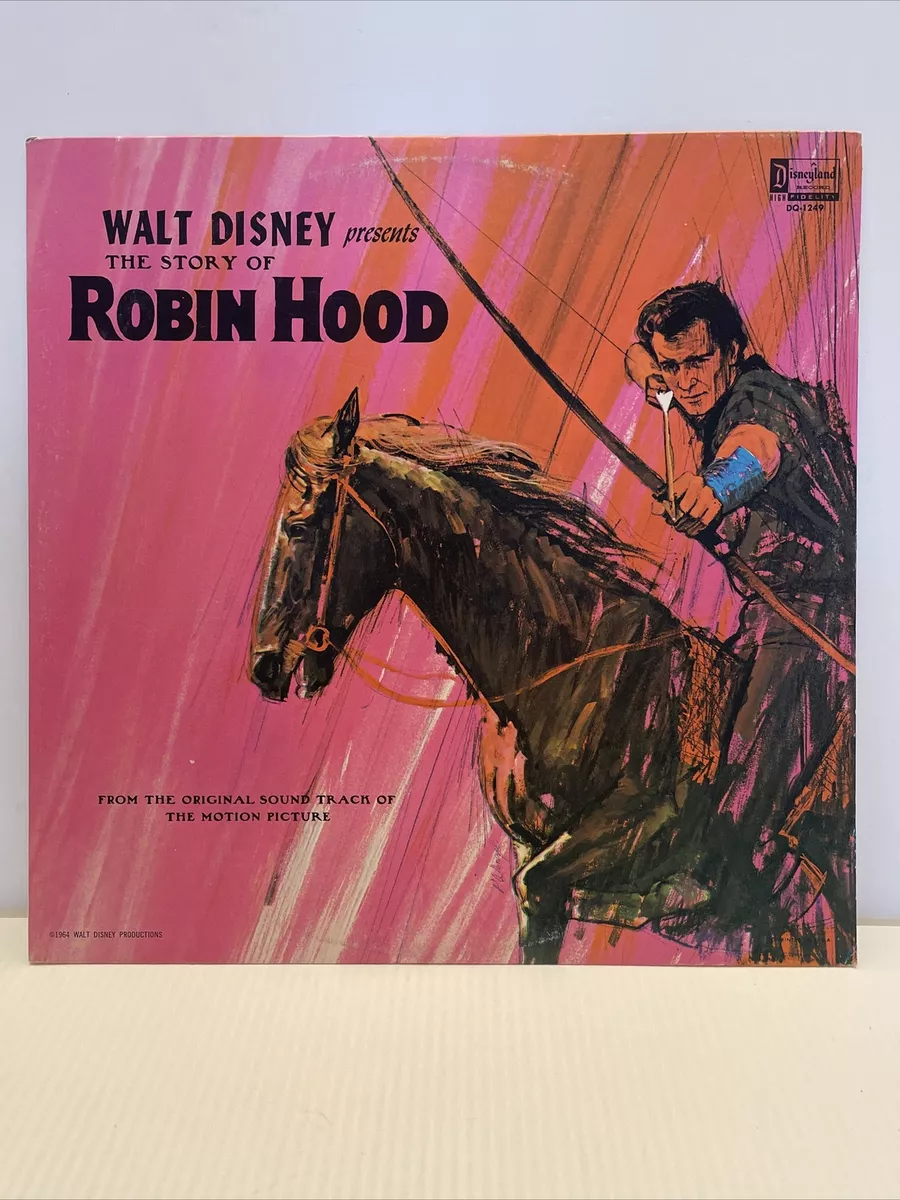 Robin Hood walt Disney's Story Of 7' Vinyl Record /