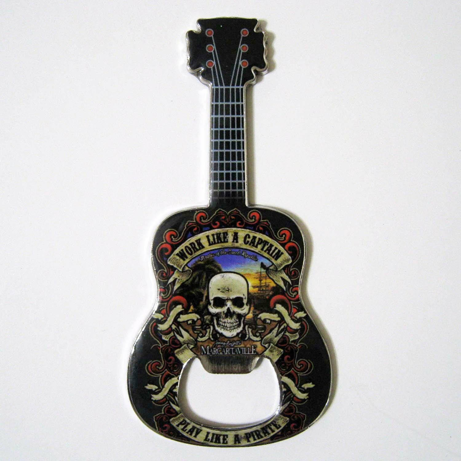 Jimmy Buffett ® 2022 MARGARITAVILLE Las Vegas Guitar Bottle Opener