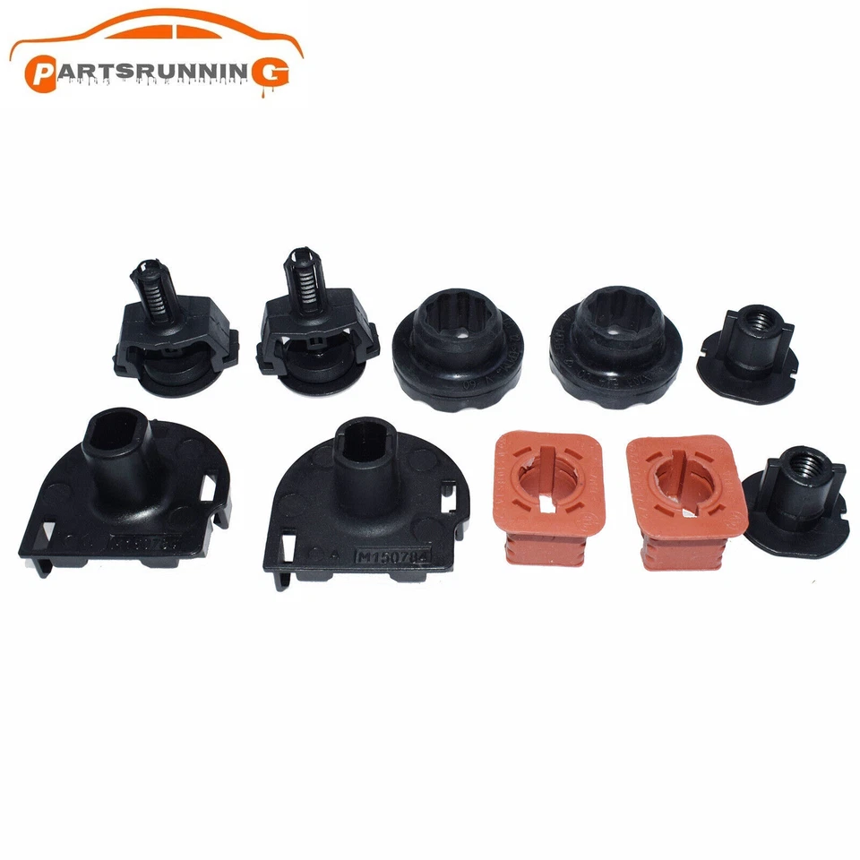 KIT DE MONTAJE DE RADIADOR 8 PIEZAS 2035040012 para Mercedes Benz C200 C280 C300 GLK350 Foto 2 de 4