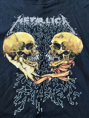 Vintage Metallica, T-Shirt Men's Xl Double Sided pushead | eBay