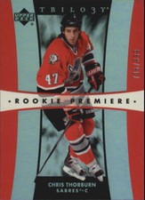 2005-06 Upper Deck Trilogy #227 Chris Thorburn RC /999 - NM-MT