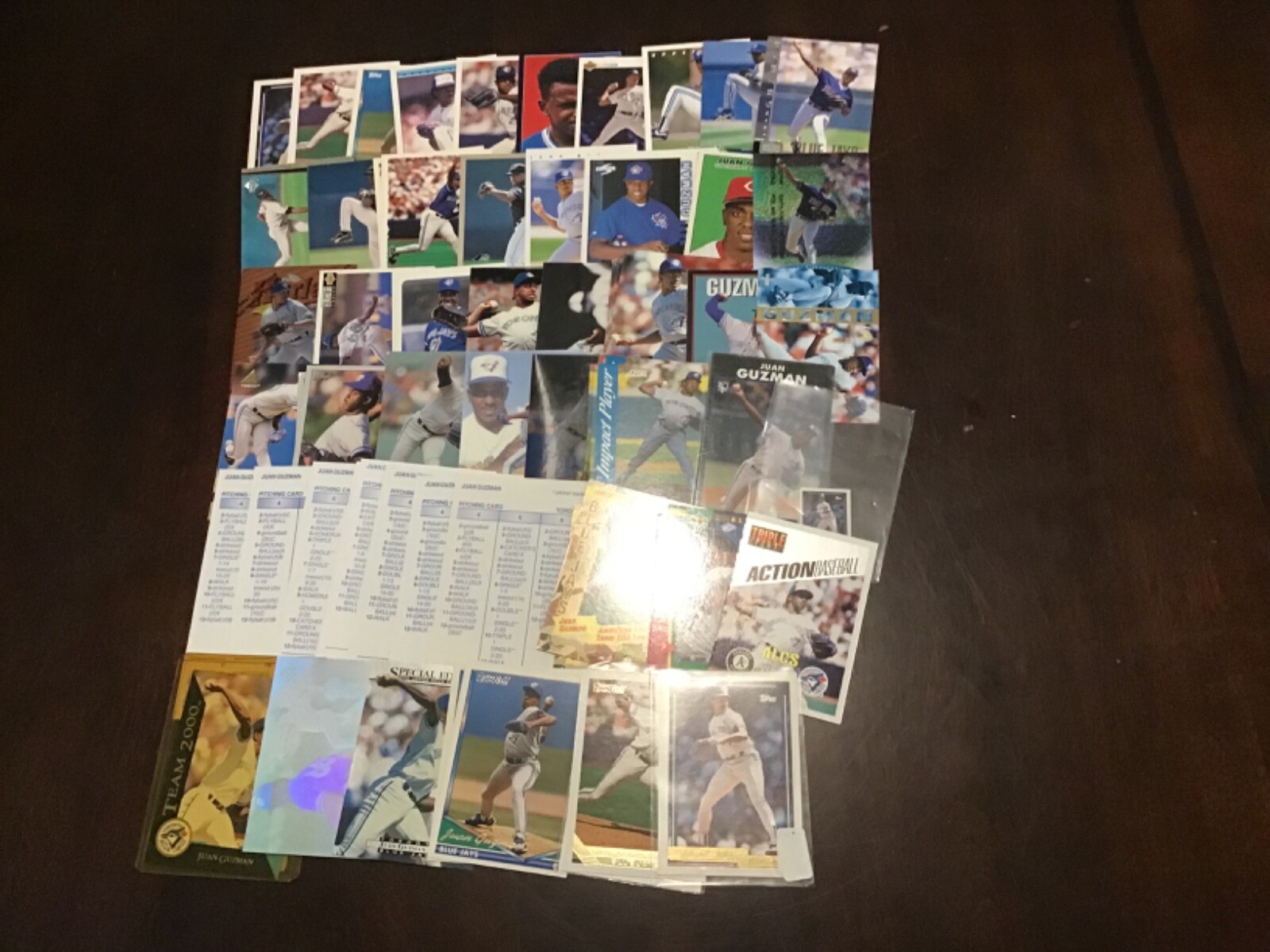JUAN GUZMAN Oddball Insert & Regular issue Baseball BLUE JAYS YOU CHOOSE