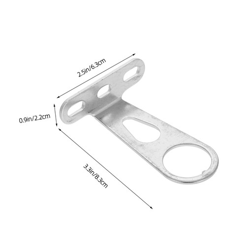 2 Pezzi Supporto Porta Forcella Anteriore Bici Fissaggio Cestello Auto - Foto 10 di 12