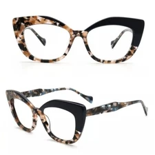 Retro Fashion Cat Eye Eyeglasses Women Red Tortoise Glasses Frames Female