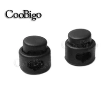 Dia.18mm Black Spring Cord Lock Stopper for Paracord Cloth Sewing Accessories