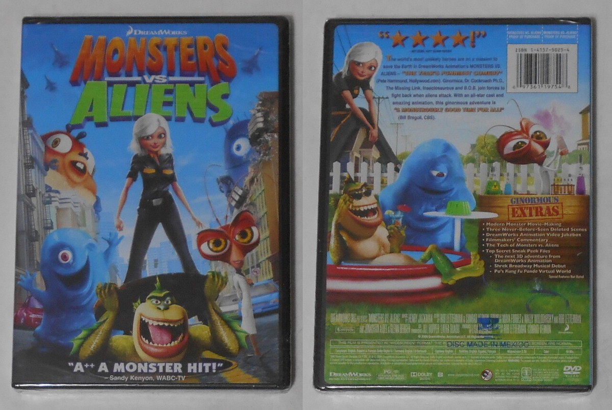 Monsters Vs. Aliens movie - sealed U.S. dvd | eBay