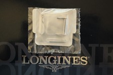 Cinturino orologio nuovo con scatola Longines 20 mm militare charleston fibbia argento cinturino a