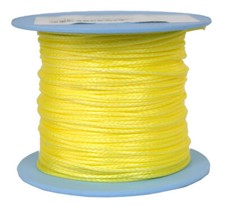 Dyneema Treccia / Corda Intrecciata Ø 1.5mm/100 Metri Fb. Giallo / 230 Dan