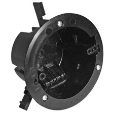 Old Work 18 Cu. In. Round Electrical Ceiling Box 6-lb. Capacity Gray Old Work 18 Cu. In. Round Electrical Ceiling Box 6-lb. Capacity Gray