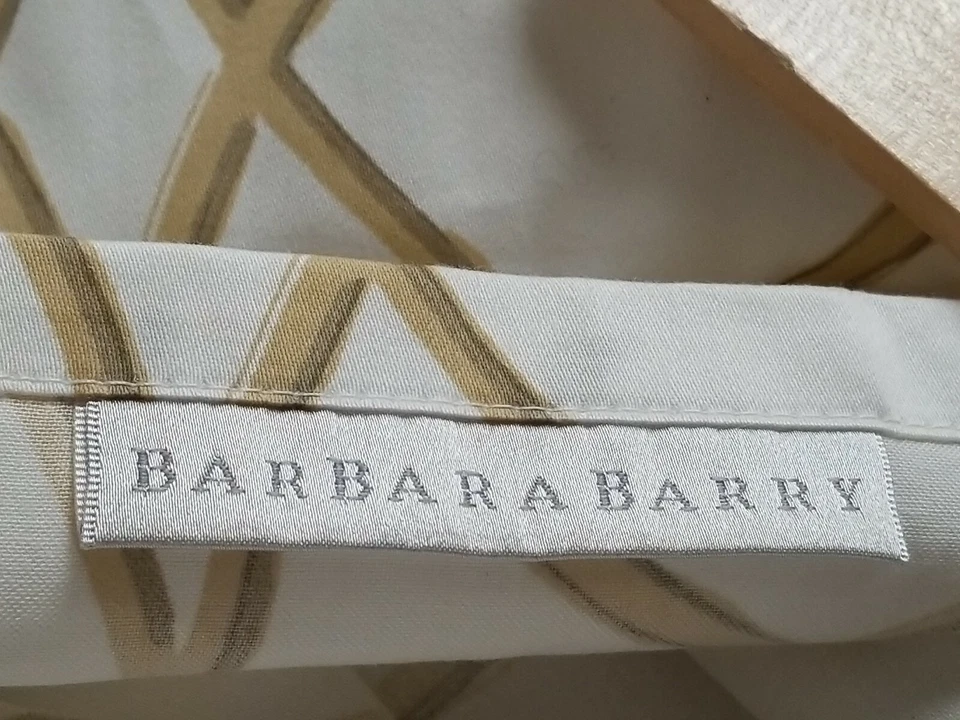 Funda de almohada/falsa tamaño Queen BARBARA BARRY 100 % SATÉN algodón calidad 21"x30", NUEVA Foto 2 de 4