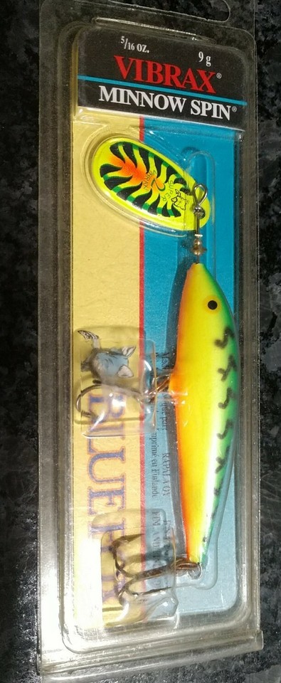 Blue Fox Vibrax Spinnerbait Vintage: Esca Originale Francese Con Scatola E Spedizione Gratuita