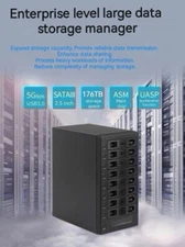 8 Bay Tool Less Tray Hot Swappabe 2.5" 3.5" SATA Non Raid External USB 3.0