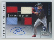 2021 Panini Absolute Rookie Tools of the Trade Signature Quads Ryan Jeffers