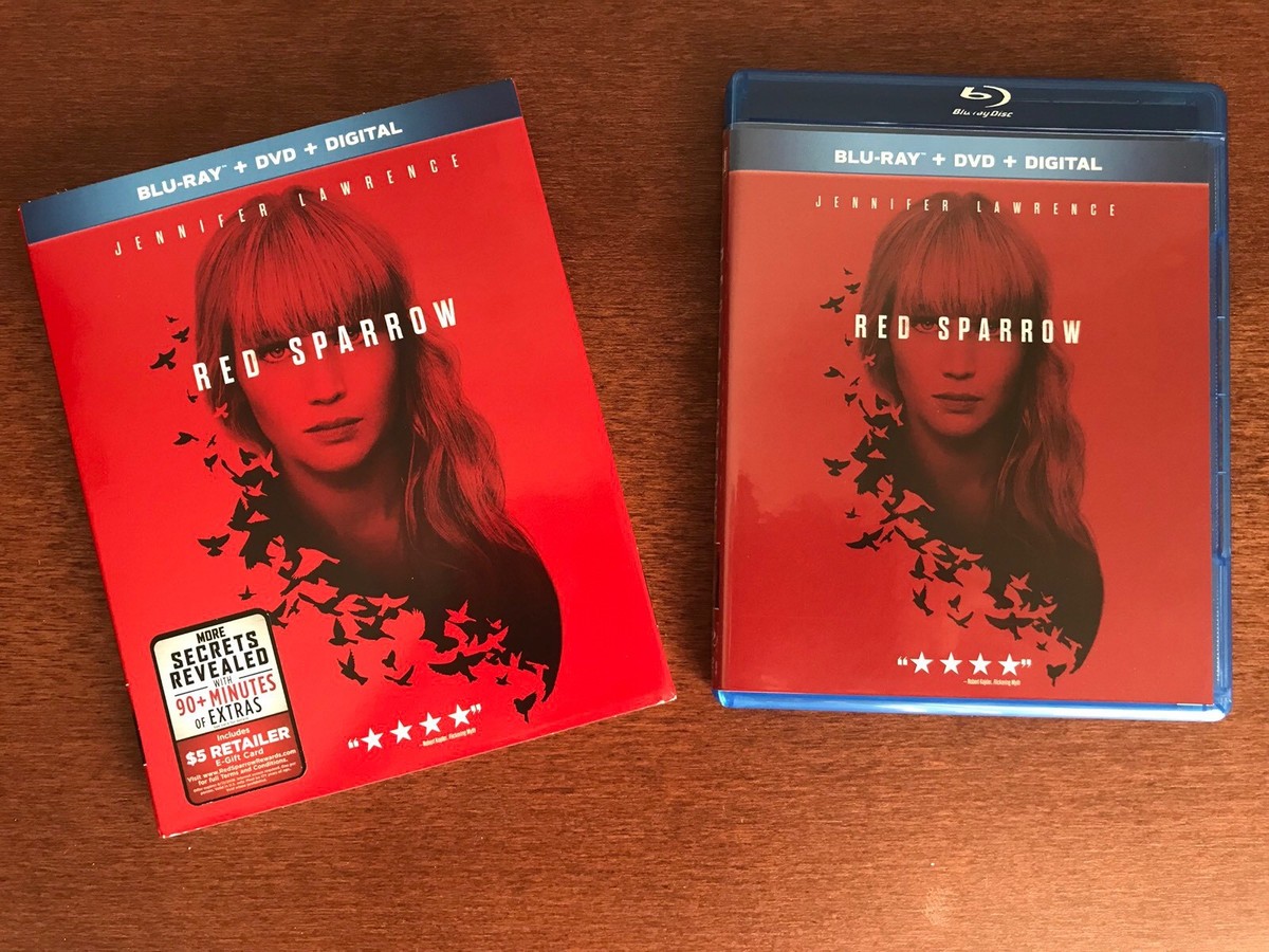 Red Sparrow (Blu-ray + DVD + Digital 2 Disc Combo Pack) 2018 Like