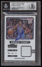 Jalen Williams 2022-23 Contenders Rookie Ticket Swatches Signed RC Auto BAS