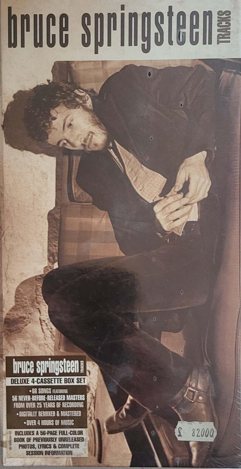 bruce springsteen TRACKS DELUXE 4-CASSETTE BOX SET 66 SONGS - ANNO 1998 - NUOVO