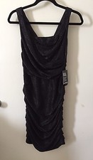 NWT Express black evening cocktail dress 6 $98