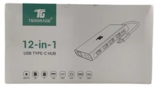 Tiergrade 12-in-1 USB Type-C HUB Laptop Docking Station NEW & SEALED Fast Ship