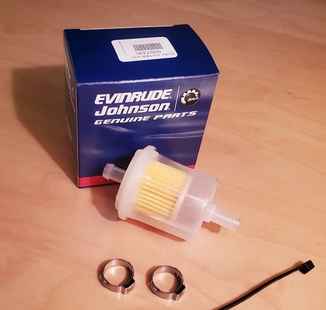 Aazon.co: Boat Outboard otor In-Line Fuel Filter 5007335 For Johnson