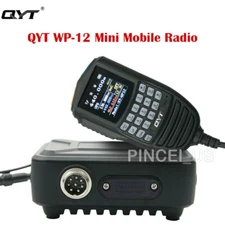 QYT WP-12 Mini Mobile Radio 25W 200 Channels VHF UHF Dual Band Car Ham Radio