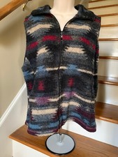 Bear Ridge Outfitters Made In USA Looped Wool Womens Size XL Vest ❤️tw4j12