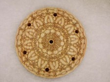 Wollschaaarfer Spindelhalter in zwei varianten
