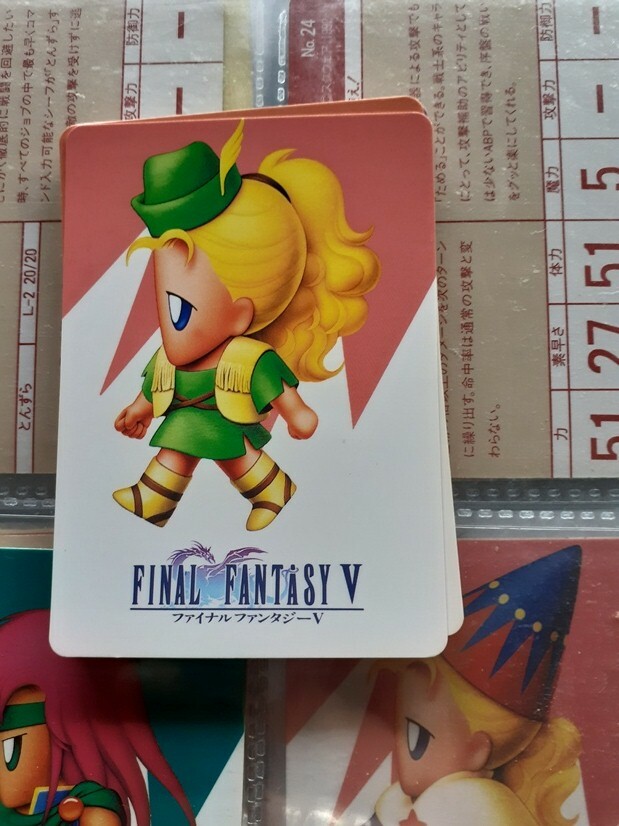 FINAL FANTASY V カードコレクション Dragoon Lenna No.26 Final Fantasy 5 V Card TCG Japanese PS Games